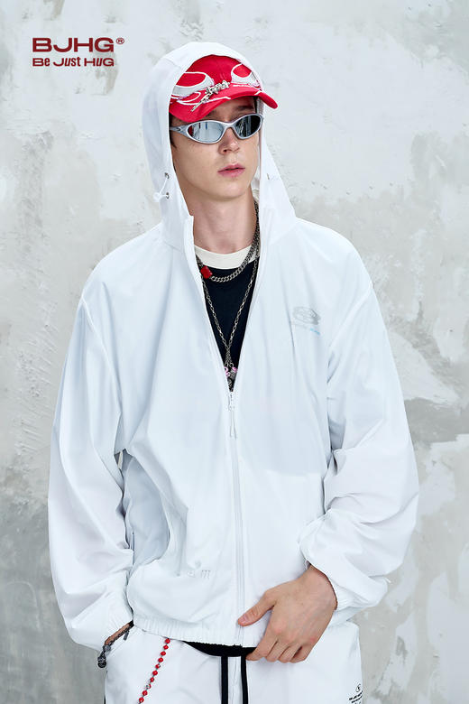 BJHG不计后果户外防晒衣男款夏季2025新款潮牌运动简约情侣装外套 商品图5