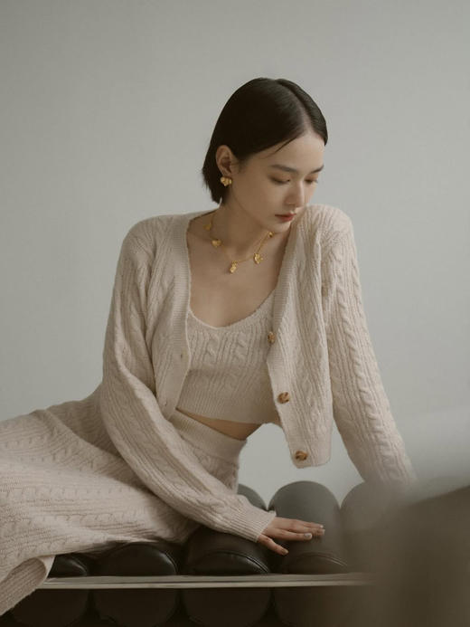 LS｜El pétalo de corazón Necklace 心瓣项链 [ 金 ]【Celestial】 商品图4