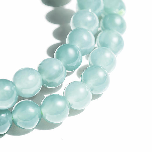 烟雨天青蓝水翡翠 冰润水头玉佩 静心安宁 古风手串手链 多款式可选【实物偏蓝绿】 商品图4