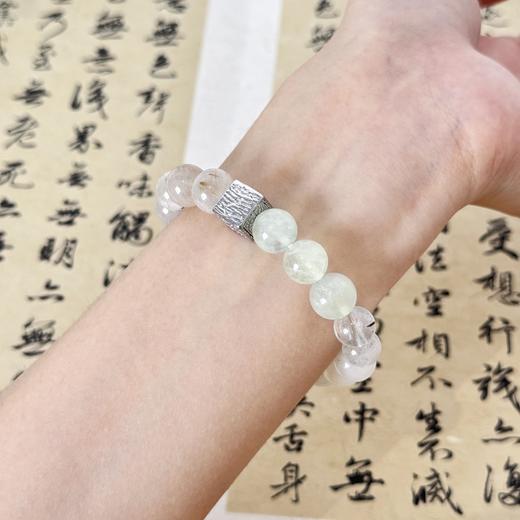 售完不补【敦煌星月·金发晶/茶晶情侣手串】小众水晶手链女设计感 鹰眼石茶晶绿幽灵手串情侣款 商品图4