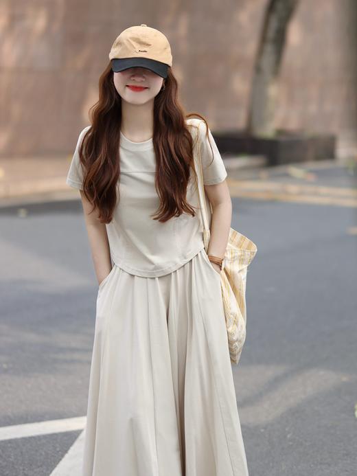 【百图lulu定制】【漫步套装】收腰短款上衣 高腰大摆量 百褶裙 套装 商品图5