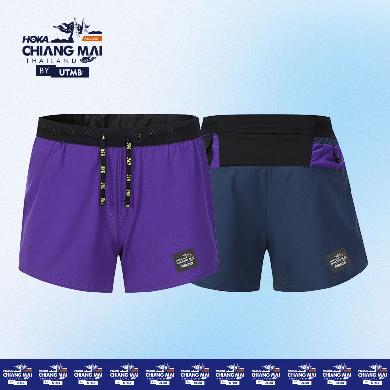 泰国清迈 by UTMB®限定版风洞越野短裤男女款速干透气柔软贴合舒适户外跑步运动短裤