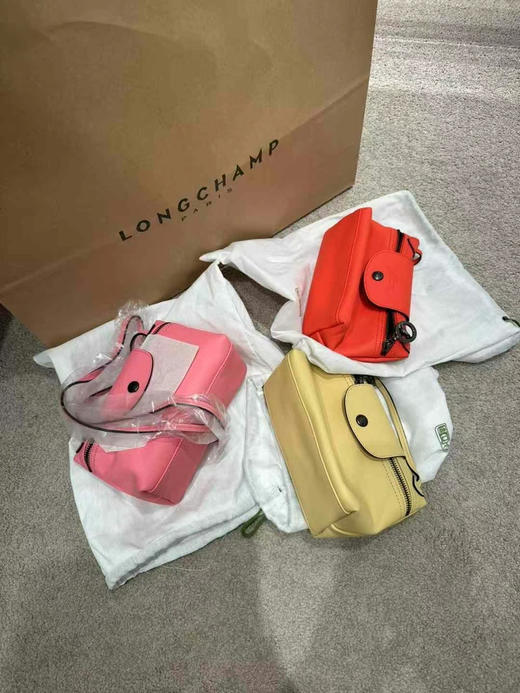 Longchamp龙骥绝版麻将包 好折¥1980到手 芭比粉&橘红色 商品图4