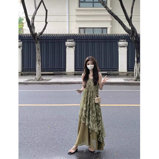 裁缝学苑AS502法式度假风不规则吊带裙纸样女装连衣裙裙子样板图纸 商品图1