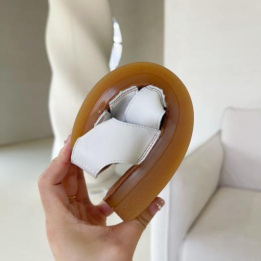 凯撒KAISER 软底软面牛皮交叉款凉鞋/拖鞋 软底软面 透气舒适不磨脚 商品图4