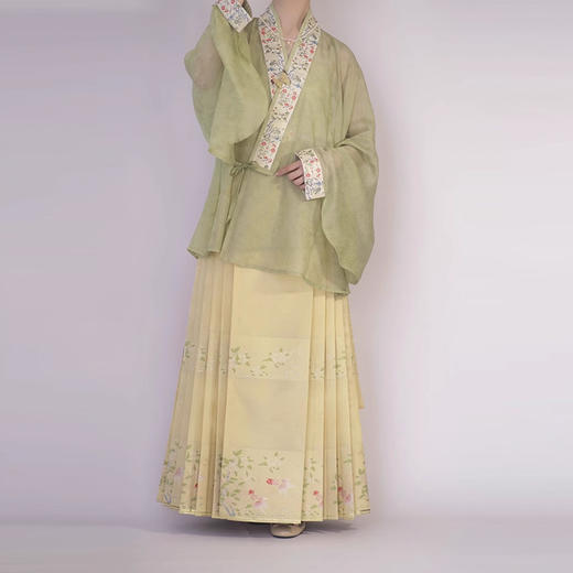 裁缝学苑AS507明制琵琶袖交领汉服纸样女装上衣版型图纸样板 商品图5