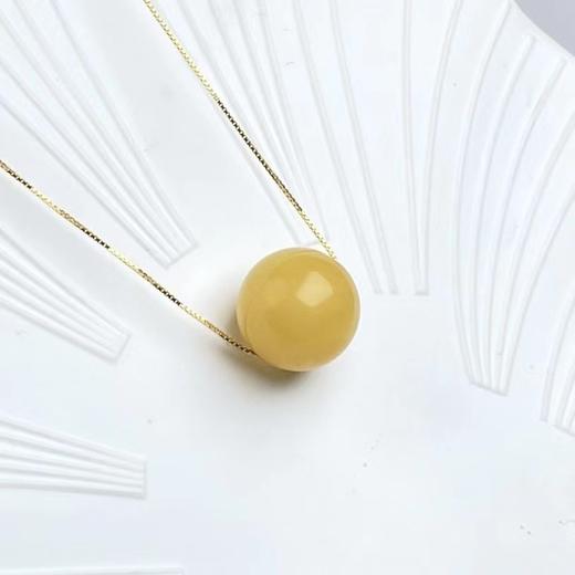 S925蜜蜡吊坠-圆珠15#6A05 商品图0