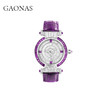 GAONAS/高纳仕 T方钻经典臻奢贵气百搭防水 紫色手表腕表11414SPR 商品缩略图0
