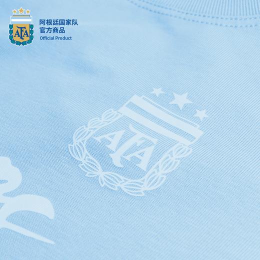 【官方正版】阿根廷国家队 | 2025新款天蓝手绘梅西印花T恤童装短袖 商品图3