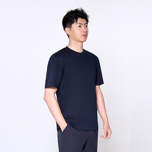 【专用款刺绣短袖T恤】吸湿透气通勤圆领短袖 高弹显瘦休闲半袖上衣TZ508 商品图7