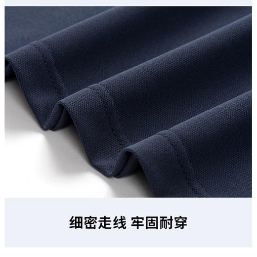 半身缘男装 夏季半袖拼色间条纹爸爸装宽松短袖POLO衫252312M03912188 商品图6