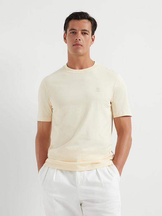 BC 意式轻奢 新款纯棉刺绣徽标圆领短袖T恤 Z-15415 商品图5