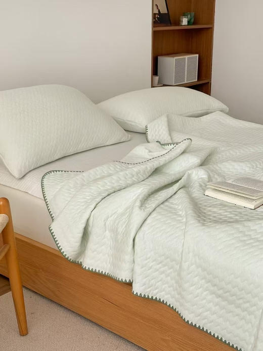 福利款！A类双面全棉针织棉盖毯多功能夏凉毯  母婴级贴肤柔软 舒适透气 盖毯/披肩/沙发毯/汽车毯/午睡毯/儿童夏被 商品图2