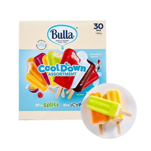 【悦惠精选】BuLLa澳大利亚进口雪糕冰棍组合装1.99kg 商品图0
