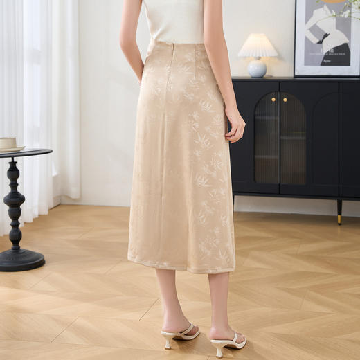 剩S/M/L/XL 【新中式半裙】夏季时尚复古国风盘扣显瘦A字半身裙1778 商品图6