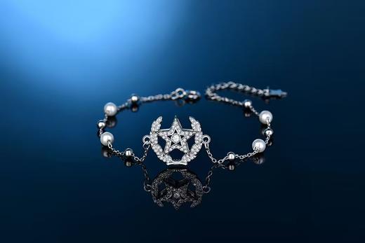 【唯你系列】新款925银锆石贝珠项链手链ss 商品图6