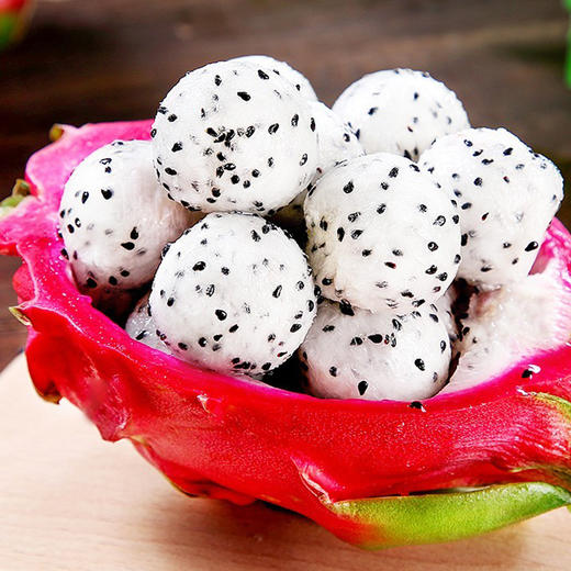 白心火龙果 口味清香甜润 鲜嫩多汁水 红皮白瓤 富含膳食纤维  一口停不下来 商品图2