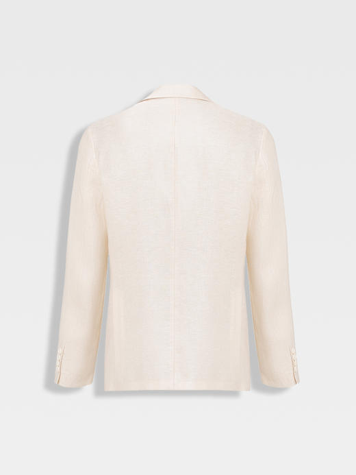 【共享衣橱】callisto看见系列糯米白亚麻休闲单衣 商品图1