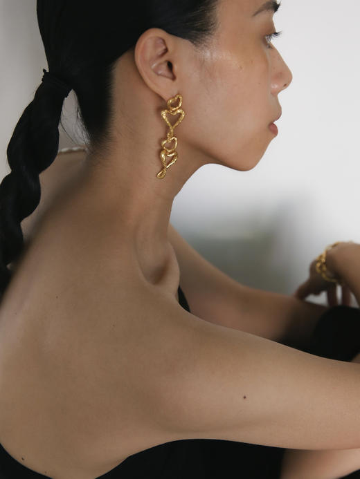 LS｜Heart Alchemy Earrings 炼心术耳环 [ 金 / 银 ]【Love·Atypical Symbols】 商品图1