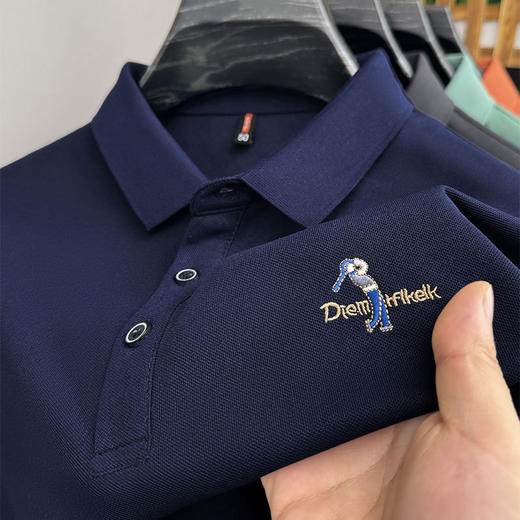 【夏季男士商务休闲POLO衫】夏天高品质爸爸装短袖T恤男装 商品图1