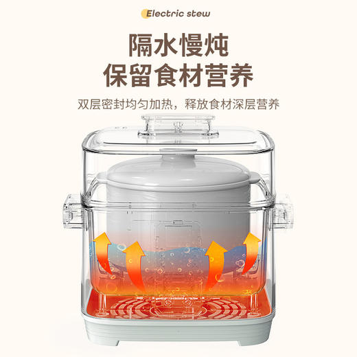 美国nerf拉尔弗电炖盅小型隔水炖汤煲汤电炖锅BE-D820 商品图5