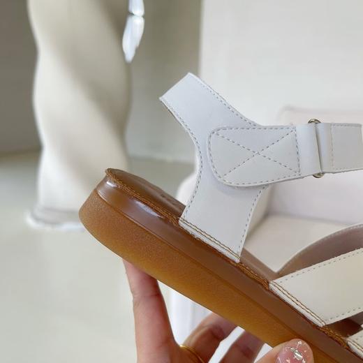 凯撒KAISER 软底软面牛皮交叉款凉鞋/拖鞋 软底软面 透气舒适不磨脚 商品图5