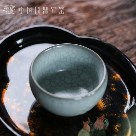 问鼎官窑南官御窑款甲辰战鼓杯 商品图2