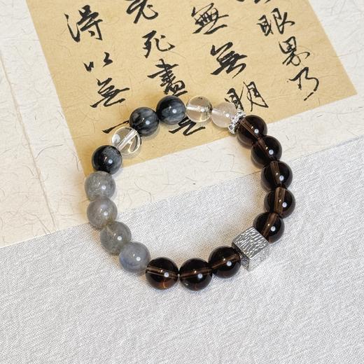 售完不补【敦煌星月·金发晶/茶晶情侣手串】小众水晶手链女设计感 鹰眼石茶晶绿幽灵手串情侣款 商品图1