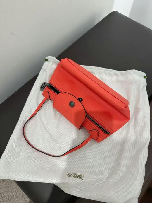 Longchamp龙骥绝版麻将包 好折¥1980到手 芭比粉&橘红色 商品图5