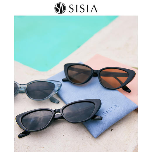 sisia海边度假海岛拍照显瘦太阳眼镜防炫目高级感时尚开车墨镜62W04S1G 62W04S3G 62W04S2G 商品图2