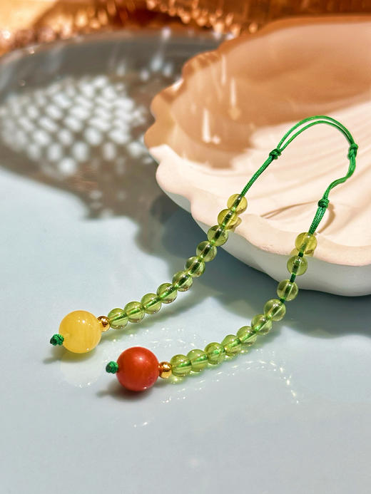 天语龙吟原创手工佛珠念珠计数珠计数器翡翠玛瑙水晶青金石蜜蜡DIY计数器佛珠装饰 商品图10