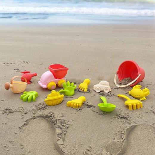 欢乐夏季🌴13件套🔥到手29.9💰【童趣软胶沙滩玩具】质感超好✔小区or户外沙滩都能玩❗直接解锁宝宝的快乐童年~~ 这个夏天，我们一起去海边玩吧！ 商品图1