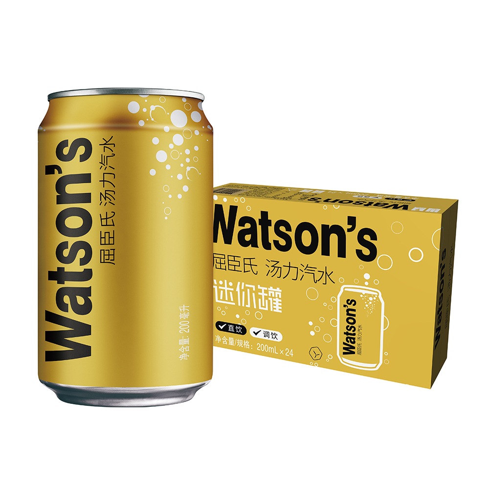 屈臣氏汤力汽水迷你罐200x24