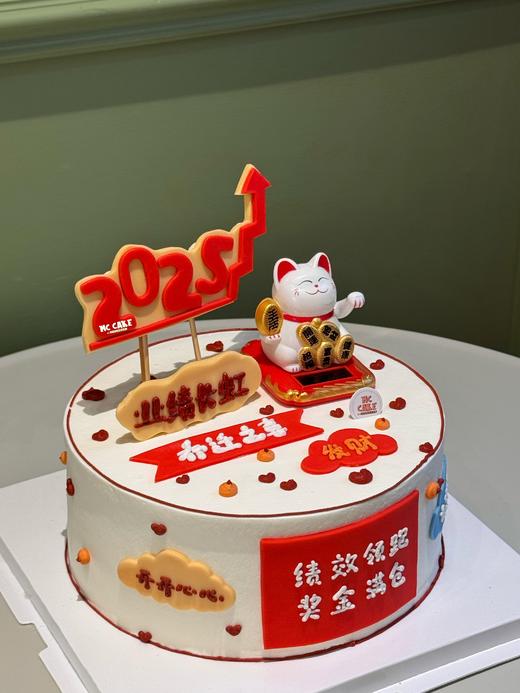 招财猫/业绩长虹/乔迁之喜装饰蛋糕 商品图1