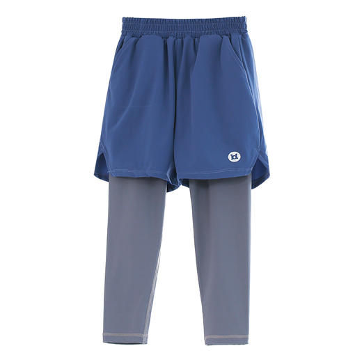 儿童假两件运动裤鲨鱼皮鲨鱼裤打底裤速干透气夏季男童女童 商品图4