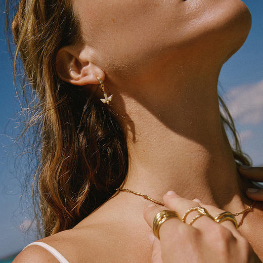 在途4周到｜Agapee-Mara-金色小鸟 耳环［法国设计师］ 商品图4