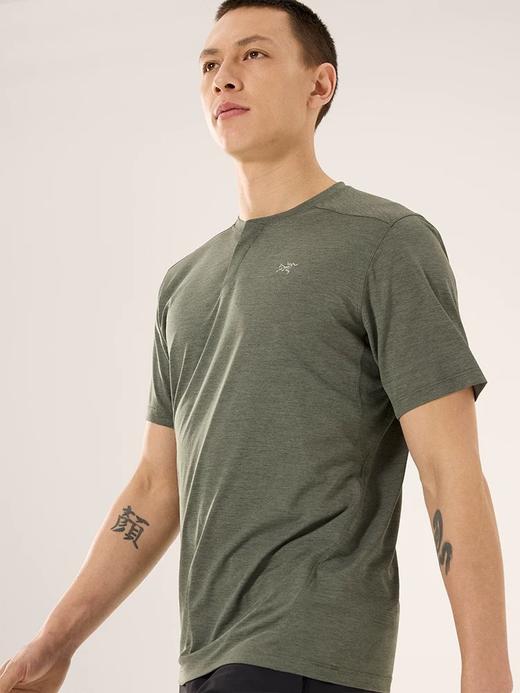 鸟 亨利领KADEM HENLEY SS 透气速干短袖T恤 Z-15419 商品图5