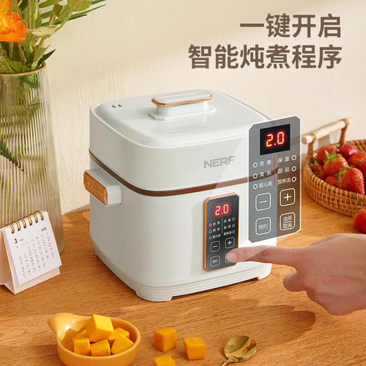 美国nerf拉尔弗电炖盅小型隔水炖汤煲汤电炖锅BE-D820 商品图2