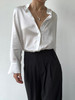 丝所｜S23C013 水晶小立领衬衫［ 黑 / 白 ] 商品缩略图9