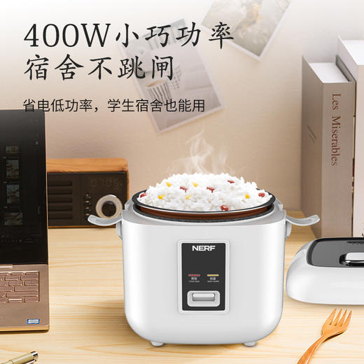 美国nerf拉尔弗电饭煲2L家用迷你电饭煲宿舍蒸饭锅YD-268A 商品图3