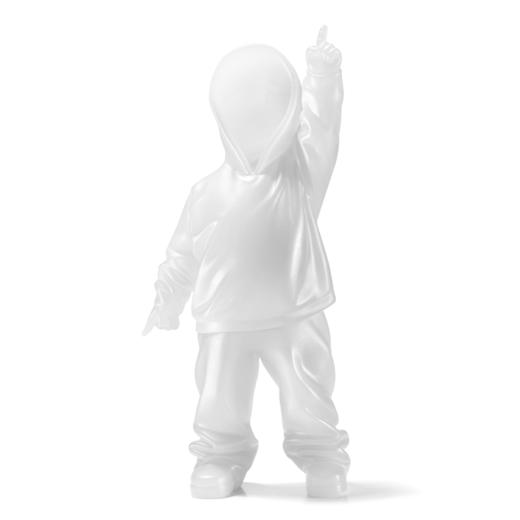 黄玉龙《我不是玩具-天地》白色夜光雕塑 商品图1