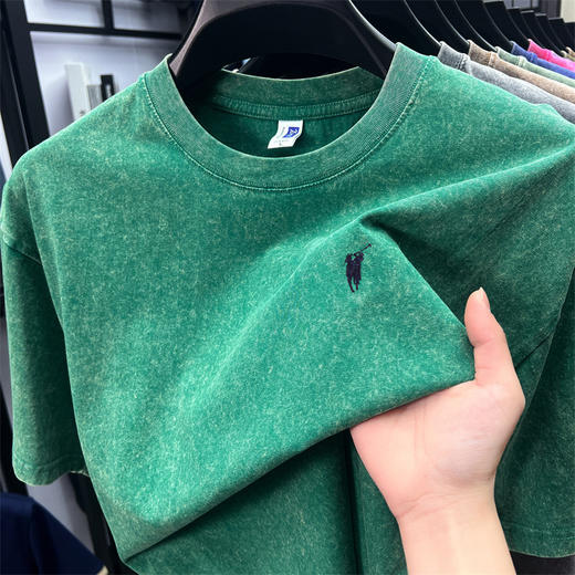 【大牌同款短袖男士t恤】夏季纯棉t恤男时尚圆领棉t恤短袖男 商品图0