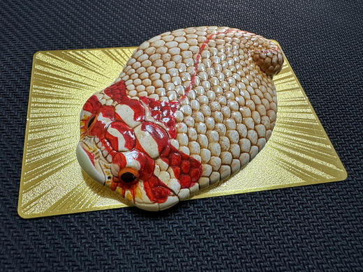 萌宠猪鼻蛇 手办摆件 桌面潮玩 扁造型 模型 ★小歪萌宠 正版 商品图3