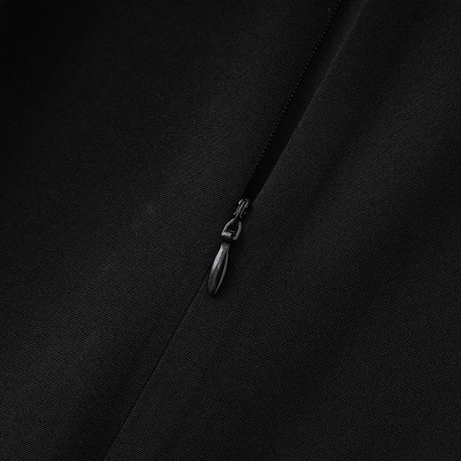 「高货wl」全新升级【铂金会员367/天猫489/差价122】(03818)洛诗琳气质醋酸缎面拼接连衣裙2025夏季新款收腰显瘦裙子 商品图3