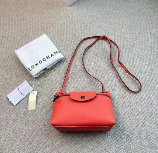 Longchamp龙骥绝版麻将包 好折¥1980到手 芭比粉&橘红色 商品图7