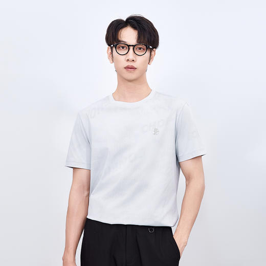 【新品上市】HX 夏季圆领短袖T恤合体S102522768101 商品图1