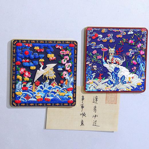 【中国古代朝服补子冰箱贴】 文官武官磁吸AR珐琅冰箱贴 愽物馆旅游景区纪念创意礼品 商品图4