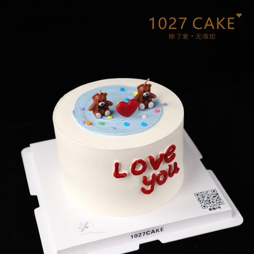 1027CAKE  | 小熊蜡烛蛋糕 纪念日 情人节 商品图1