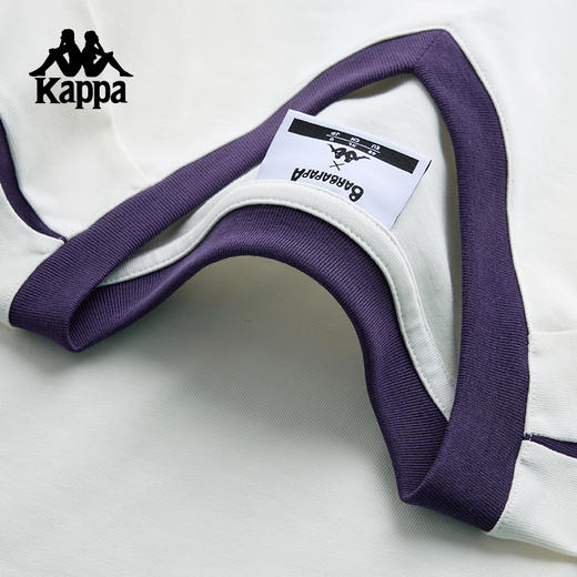 Kappa卡帕背靠背运动短袖男士2025夏季新款透气V领t恤休闲上衣女K0F52TD65 商品图3