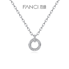 【明星同款】【莫比乌斯系列】单环粗中性风项链男女同款轻奢高级感